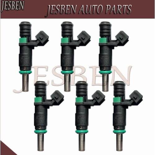 6X 13537531634 7531634 Fuel INJECTOR Nozzle for BMW 130i 523i 523Li 525Li 530xi 530Li 630i 730i 730Li 25iX 28iX 2.5si 3.0si N52