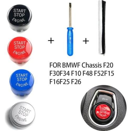 Auto Engine Start Stop Switch Button Cover Engine Start Stop Tool Kits For BMW F Chassis F20 F30 F34 F10 F48 F52 F15 F16 F25 F26