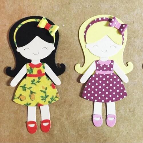 METAL CUTTING DIES cut build up baby girl smile childhood bowknot collage Scrapbook PAPER CRAFT card album stencils craft dies