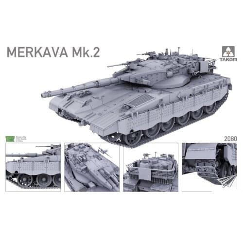 Takom 1/35 2080 Merkava Mk II Main Battle Tank Model Kit