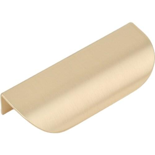 Invisible Kitchen Handle Cabinet Knobs Zinc Alloy Sturdy And Durable Punch-free High Quality Gold Hardware For Home Handles