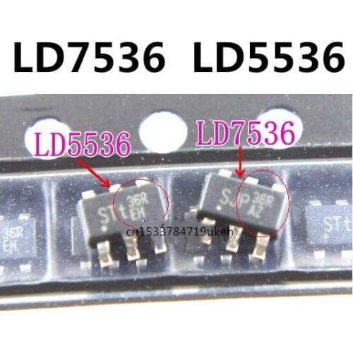 Original 5PCS/ LD7536 LD5536 “36 36R” 6 SOT23-6