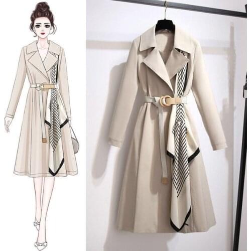 PUNEMY Women's Trench Coats