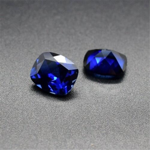 Sapphire Rectangle Faceted Gemstone Cushion Cut Sapphire Gem Multiple Sizes to Choose GS71