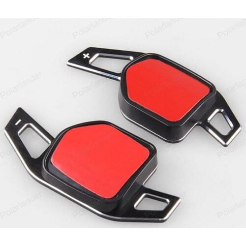 Car styling Steering Wheel DSG Paddle Extension Shifters Shift Sticker For AUDI A3 S3 A4 S4 A5 A6 S6 A8 R8 Q5 Q7 TT