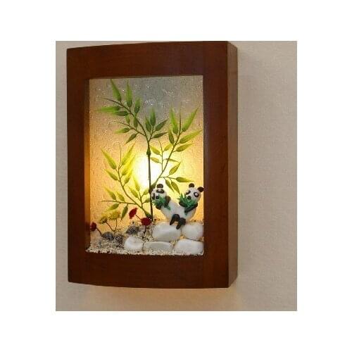 Vintage light crystal bedroom bedside aisle luminaria de parede