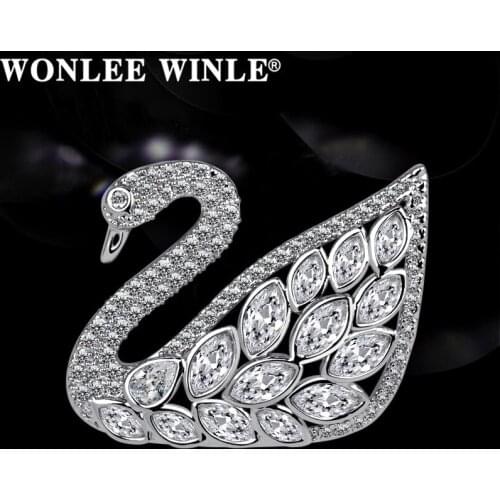 WONLEE WINLE White Brooches For Clothes