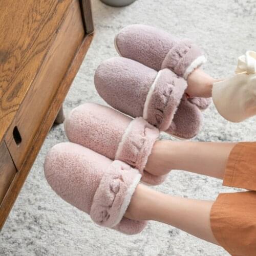 Woman Slippers Bedroom Lovers Winter Slippers Warm Home Slippers Women Shoes Indoor Snug Sneakers House womens Slippers 2021