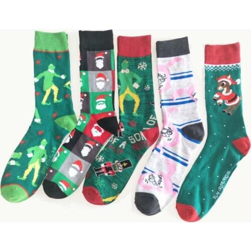 Winter high quality Harajuku youth style womens mens cotton hip hop socks mens stockings mens Calcetines Christmas stockings