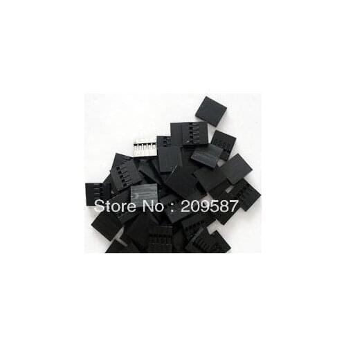 100pcs Dupont Connector Housing Female 2.54mm 1x5P
