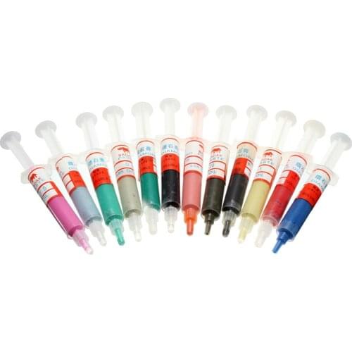 12Pcs Diamond Polishing Lapping Paste Compound Syringes 0.5-40 Micrometer 5 Gram