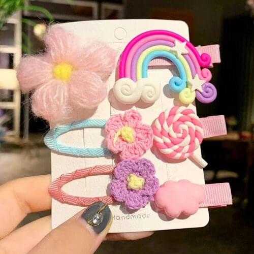 3/6/7/9/17pcs/set New Baby Hair Clips Glitter Shiny Baby Hair Accessories Girl Hair Band Girls Hair Clip Headband Barrettes