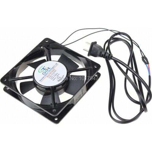 5 PCS lot Gdstime 2Pin AC Cooling Fan 220V 240V 12cm 120mm x 25mm 12025S Industrial Exhaust Fan