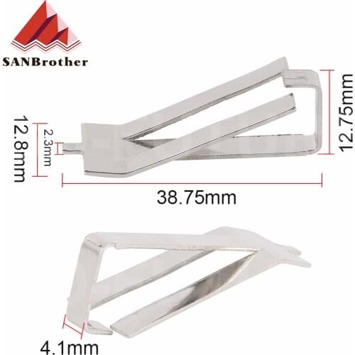 8pcs Ultimaker Build Platform Retainer Stainless Steel Glass Heated Bed Clip Clamp 3D printer parts Heatbed clip