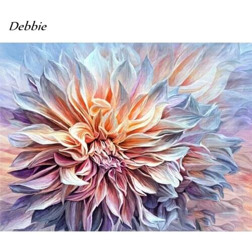 5D DIY Diamond Painting Flower Landscape Kit Full Drill Square/Round Diamond Embroidery Mosaic Art Picture of Rhinestones Decor