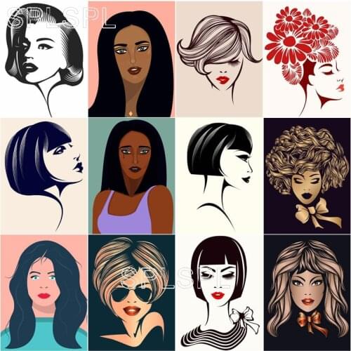 Diamond Painting Sexy Beauty Figure Square Diamond Round Diamond Decoration Customizable Wall Art Decoration for Living Room