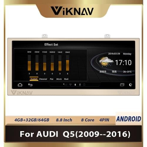 8.8 inch Android Car GPS Navigation Auto multimedia radio Player head unit tape recorder for-Audi Q5 2009-2016