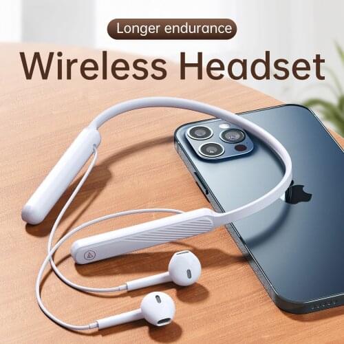 Wireless Hanging Neck Headphones Bluetooth 5.0 Headsets 9D HIFI Stereo Waterproof Earbuds Longer endurance with Mic for Xiaomi