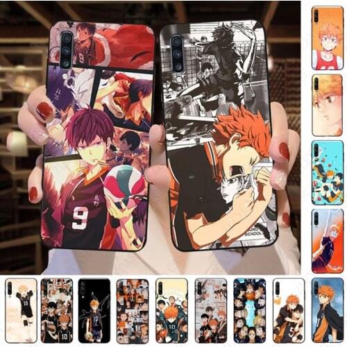 Haikyuu Hinata Anime Volleyball soft Phone Case For Samsung Galaxy A50 A10S A20 A20E A20S A30S A40 A51 A70 A30 A7 A9 A71 Cover