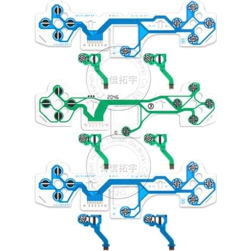 HOTHINK 10 Sets Original Flexible Cable for Play Station 5 PS5 Controller Conductive Film for Dualsense 5 Ribbon Flex Cable