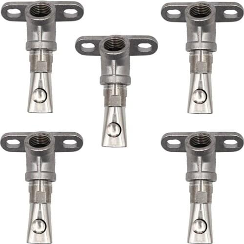 5pcs Pig Hog Automatic Nipple Drinker Waterer Fountains Farming Thicken Stainless steel Pig Nipple Drinker water Equipment