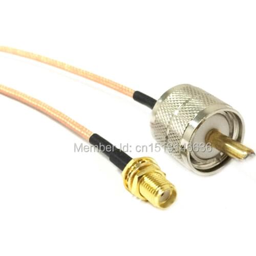 New Wireless Modem Cable SMA Female Jack To UHF Male Plug RG316 Wholesale Fast Ship 15CM 6inch