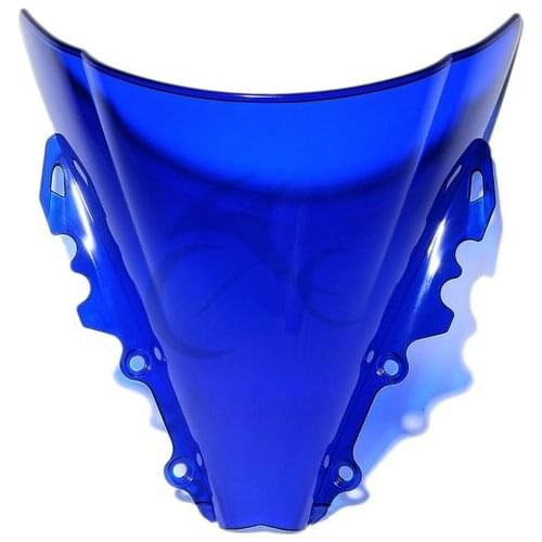 New Dual Bubble Windscreen Windshield Screen For YAMAHA YZF R6 2006 2007 Blue