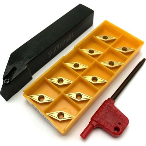 SVJCR1010H11 SVJCR1212H11 SVJCR1616H11 SVJCR2020K11 SVJCR2525M11External Turning Tool Holder +Carbide inserts VCMT110304 SET