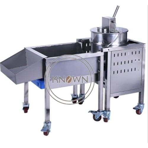 High efficient heating element two minutes/batch liquefied gas Ball Popcorn maker Machine