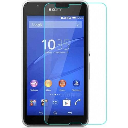 Tempered Glass Screen Protector Film For Sony Xperia E4G Dual E2033 E2003 E2006 E2053 E2043 4.7" glass Protective Film