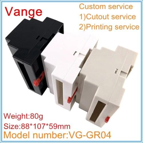 2pcs/lot mould made injection housing ABS material plastic case enclosure box 88*107*59mm for terminals block PCB
