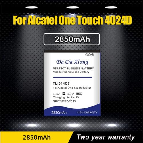 2850mAh New Arrival Model [ TLi014C7 ] Internal Battery for Alcatel OneTouch Pixi First 4024D Phone Battery