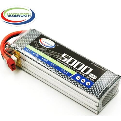 Batteries 4S 14.8V 5000mAh 30C RC Drone LiPo Battery For RC Airplane Helicopter Quadcopter Car Batteries 4S 14.8V LiPo Burst 60C