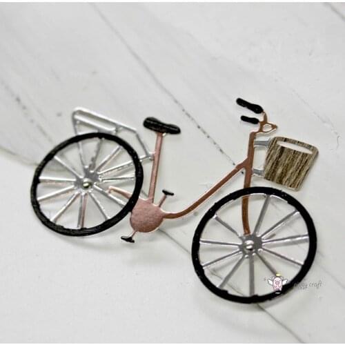 2019 New Bicycle decoration Metal Cutting Dies Stencils DIY Scrapbooking Paper/photo Cards Embossing Dies