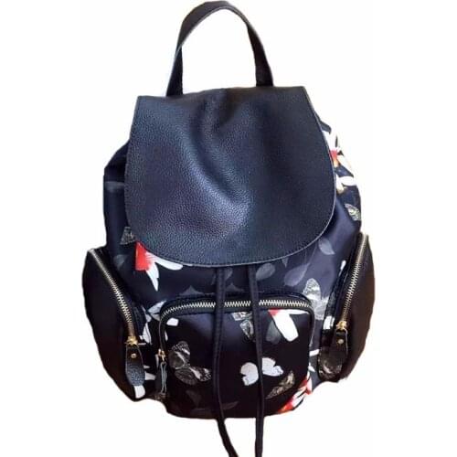 New southern cloth local premium multi Pocket shoulder bag gold leather woman backpacks camouflage backpack