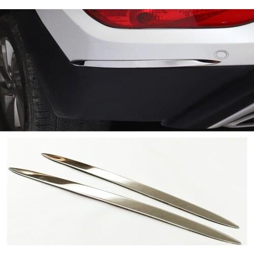 For Hyundai Tucson 2015 2016 2017 2018 Car Front Rear Bumper Corner Cover Trim anti-rub Molding Cover Fram Styling Accessories