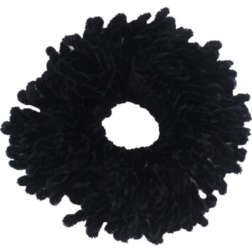 Flexible Rubber Band Simple Hijab Volumizing Hair Scrunchies Large Hair Bow Headwear Accessories Bande De Cheveux Anillo De Pelo