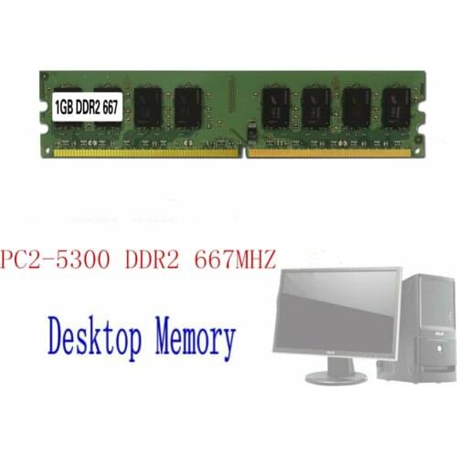 1GB DDR2 PC2-5300 DDR2 667MHZ Desktop PC Memory Module Computer Desktop DDR2 RAM