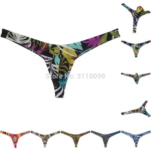 Mens Bikini Thong Underwear Contour Pouch Sports T-Back Posing G-string