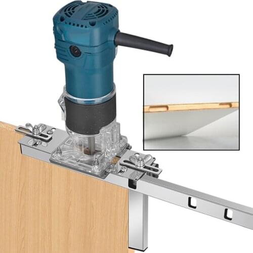 Invisible Parts 2 in 1 Slotting bracket Punch locator Connector Fastener Drill Guide For Carpenter Woodworking tools