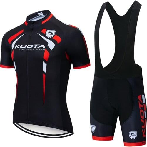 2021 New KUOTA Summer Cycling Jersey Set Breathable Team Racing Sport Bicycle Jersey Mens Cycling Clothing Short Bike Jersey