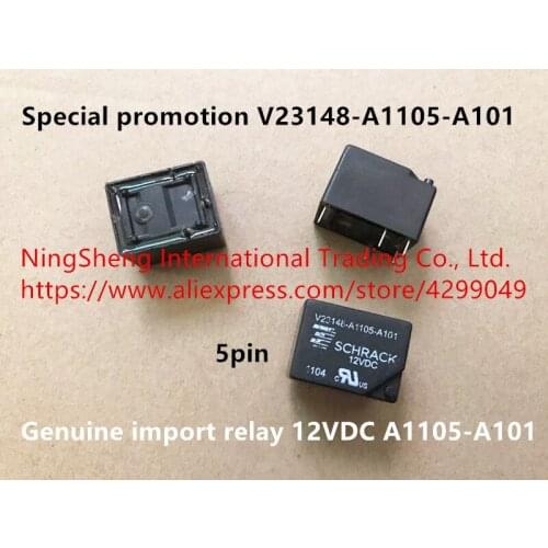 Original new 100% special promotion V23148-A1105-A101 genuine import relay 5pin 5A 12VDC A1105-A101
