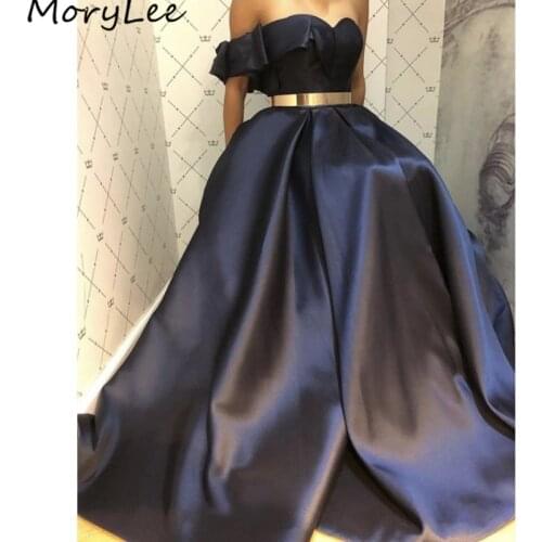 Prom Dresses Black Sweetheart A-Line Side Slit High Quality Satin Pleated Prom Dresses Zipper Back vestidos de fiesta de noche