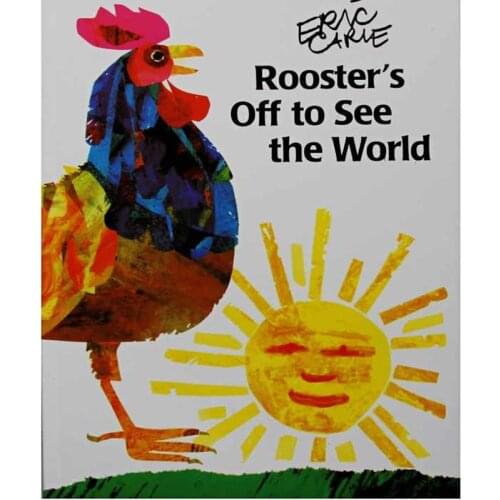 Roosters Off to See the World By Eric Carle Educational English Picture Book Learning Card Story Book Baby Kids Children Gifts