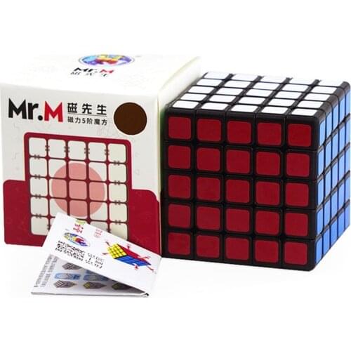 Sengso Mr.M 5x5x5 Magnetic Cube Shengshou 5x5 Speed Magic Puzzle Cubo Magico Magnet Games Educational Cube Stress Reliever Toys