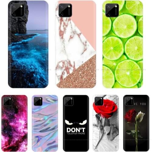 Silicone Case for Oppo Realme C11 Case 6.5" Soft TPU Back Phone Cover for Oppo Realme C11 RealmeC11 Funda Cover Coque Bumper