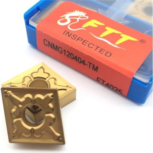 CNMG120404 TM FT4025 CNMG 120404 Lathe cutter Tool Steel Processing Finishing External Turning Tools Turning Insert