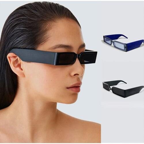 Trending Small Square Wide Legs Women Sunglasses Vintage Steampunk Men Glasses American Style Luxury Designer Decorative Glasses