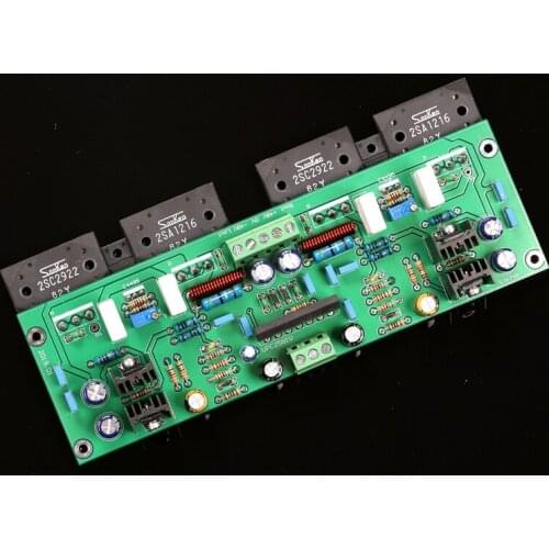 UPC2581V pushes SANKEN C2922/A1216 150w*2 power amplifier board