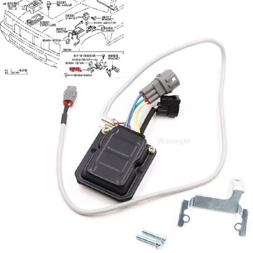 Wooeight New Igniter Assy Ignition Module COIL & IGNITER 89620-35310 Fit For Toyota 4Runner Pickup 1992-1994 1995 22RE 4Cyl 2.4L